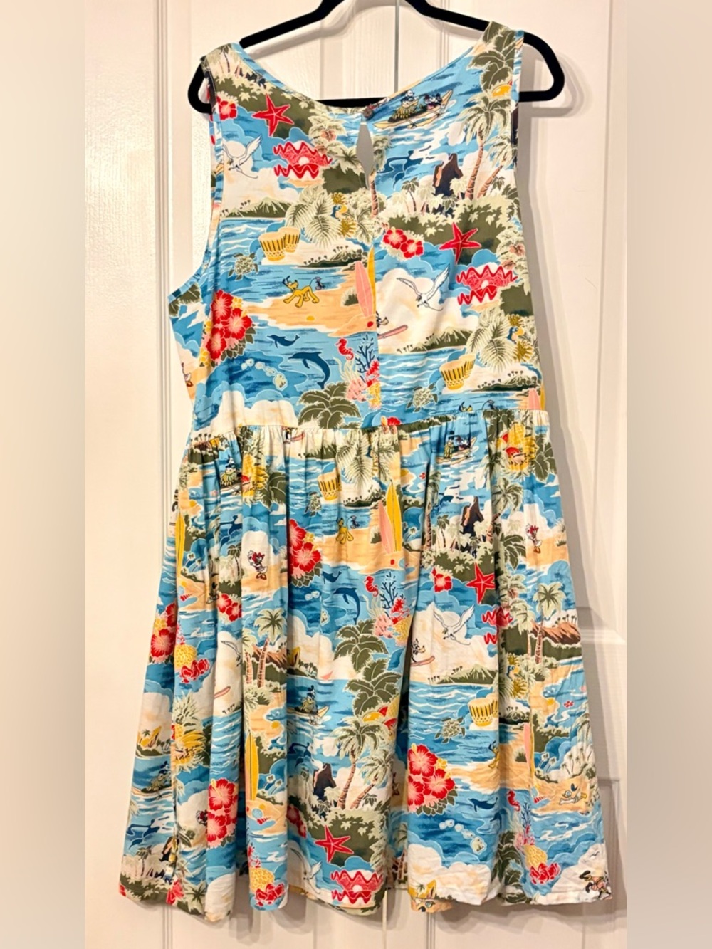 Disney Women’s Dress, Print Sleeveless , size 2X